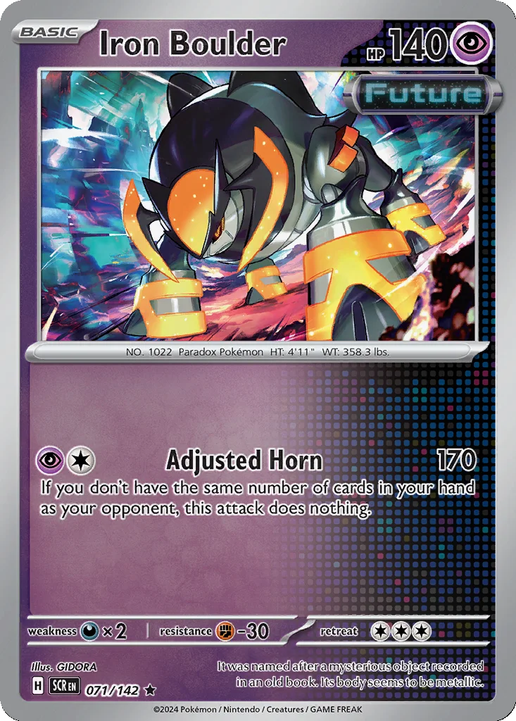 Iron Boulder 071/142 SV07: Stellar Crown (Reverse holo)
