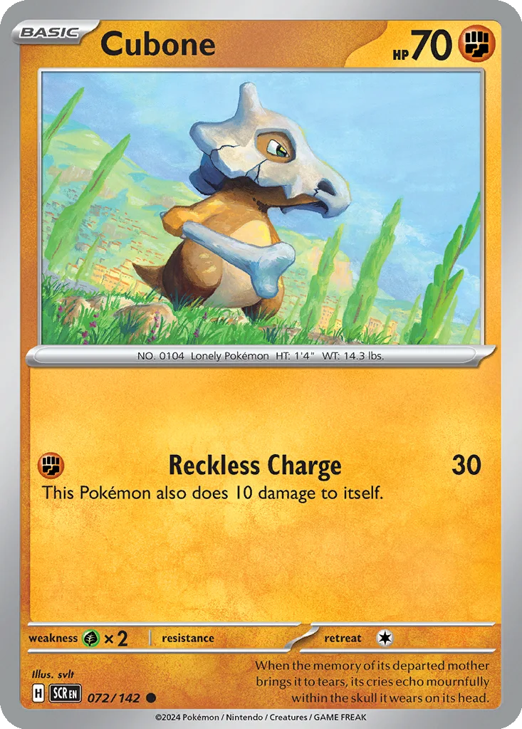 Cubone 072/142 SV07: Stellar Crown (Normal)
