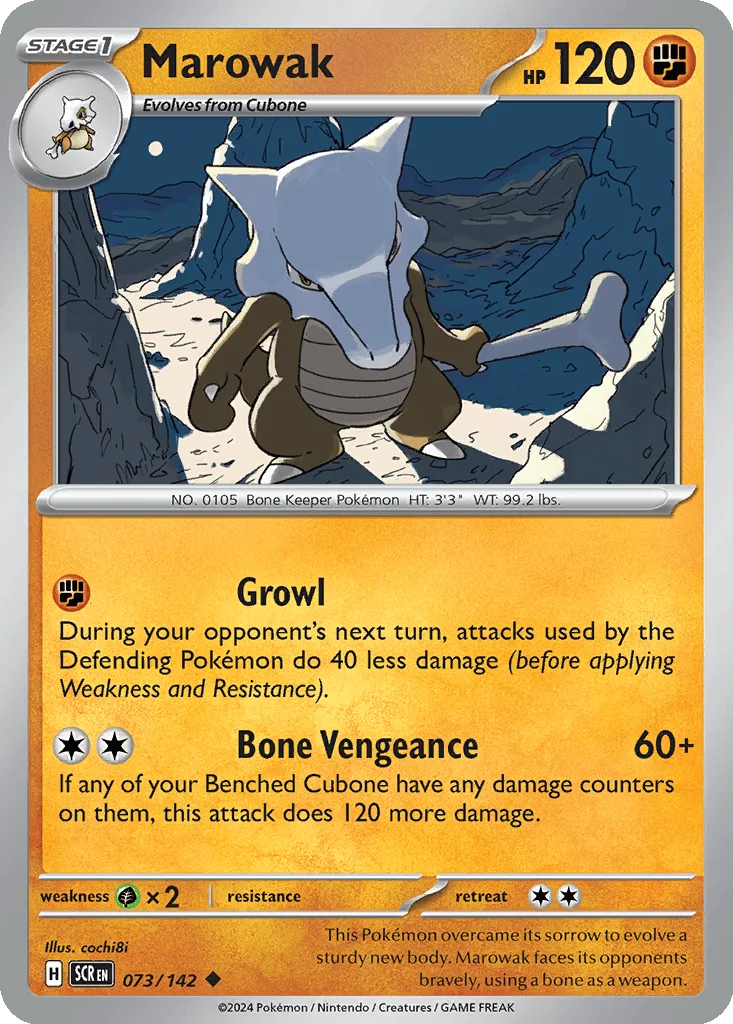 Marowak 073/142 SV07: Stellar Crown (Normal)