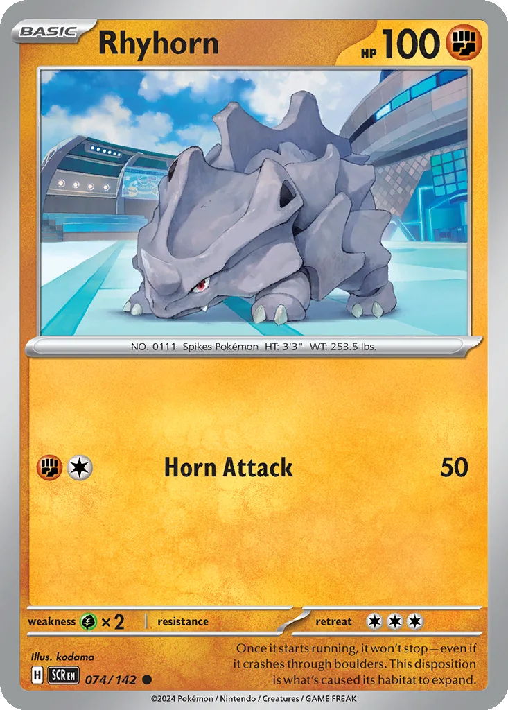 Rhyhorn 074/142 SV07: Stellar Crown (Normal)