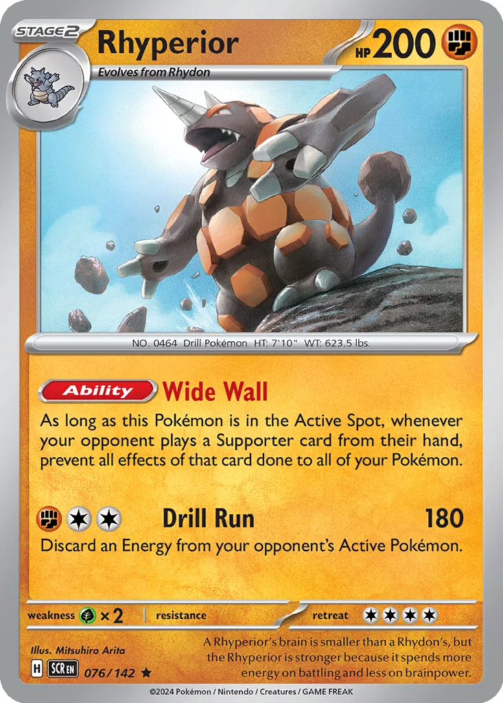 Rhyperior 076/142 Stellar Crown (Cosmos Holo)