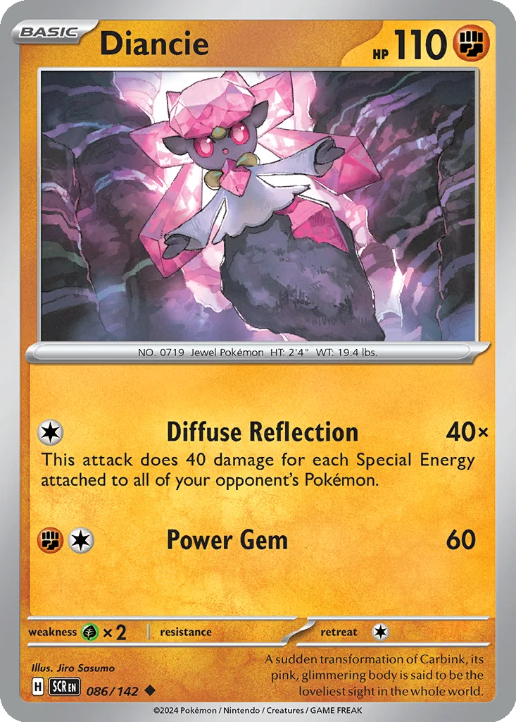 Diancie 086/142 SV07: Stellar Crown (Normal)