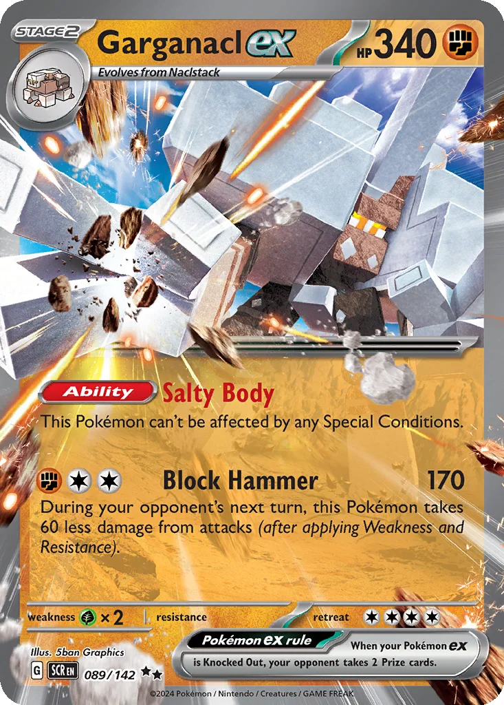 Garganacl ex 089/142 Stellar Crown (Holo)