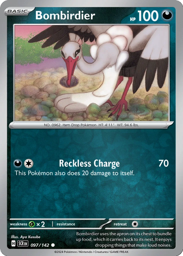 Bombirdier 097/142 Stellar Crown (Reverse holo)