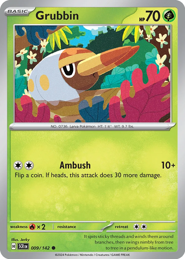 Grubbin 009/142 SV07: Stellar Crown (Normal)