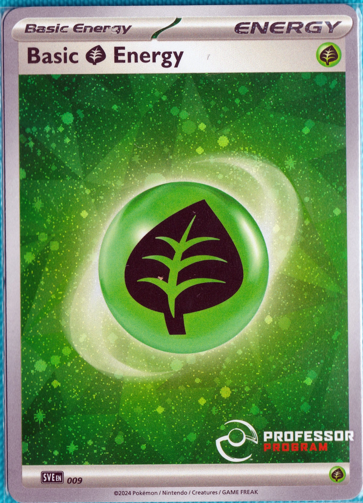 Basic Grass Energy SVE 009/142 Stellar Crown (Professor Program Stamp)