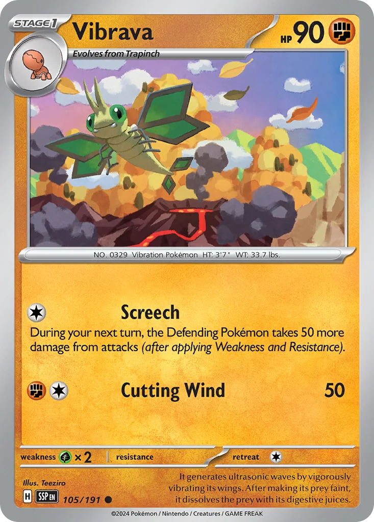 Vibrava 105/191 SV08: Surging Sparks (Normal)