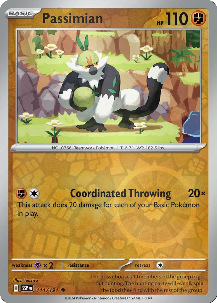 Passimian 111/191 Surging Sparks (Reverse holo)