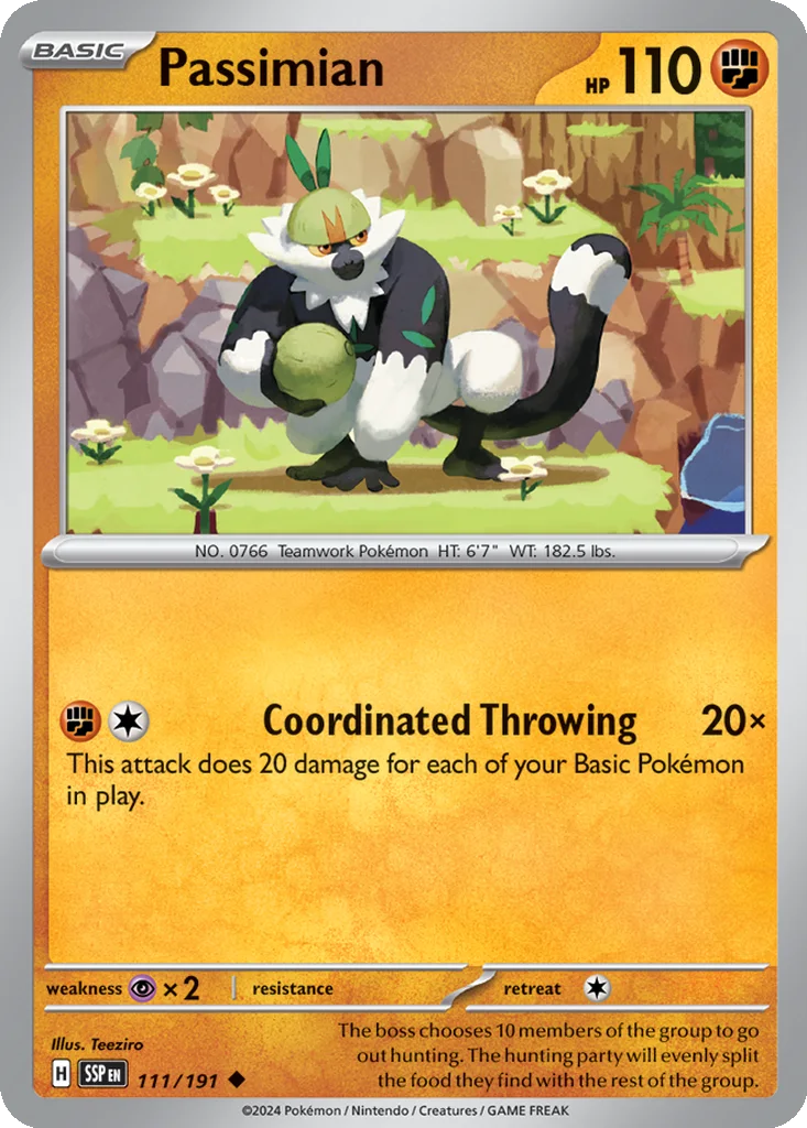 Passimian 111/191 SV08: Surging Sparks (Normal)