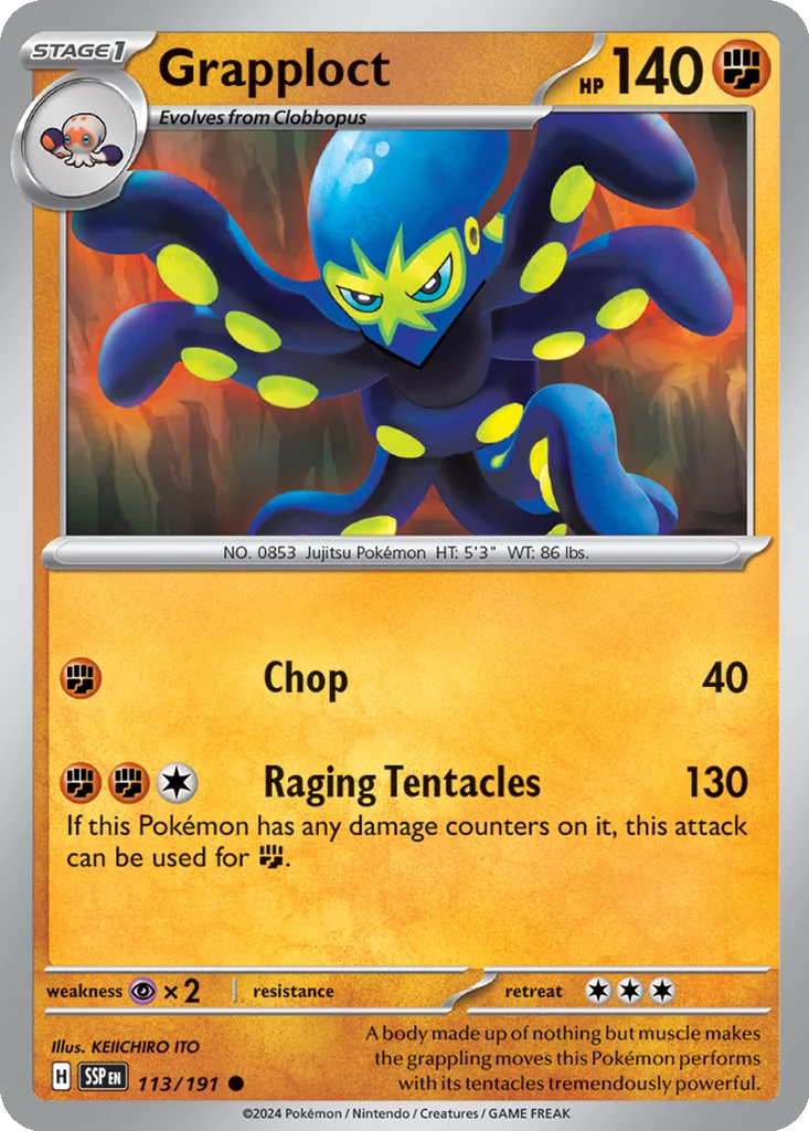 Grapploct 113/191 SV08: Surging Sparks (Normal)