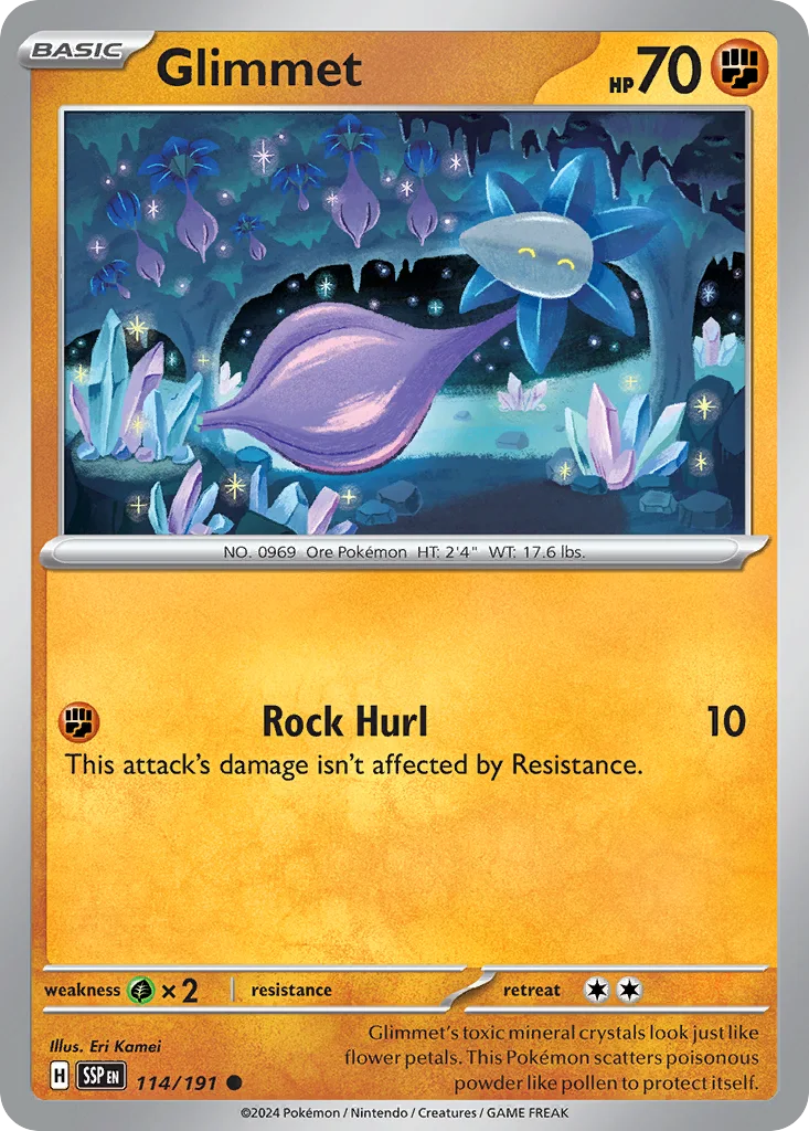 Glimmet 114/191 SV08: Surging Sparks (Normal)