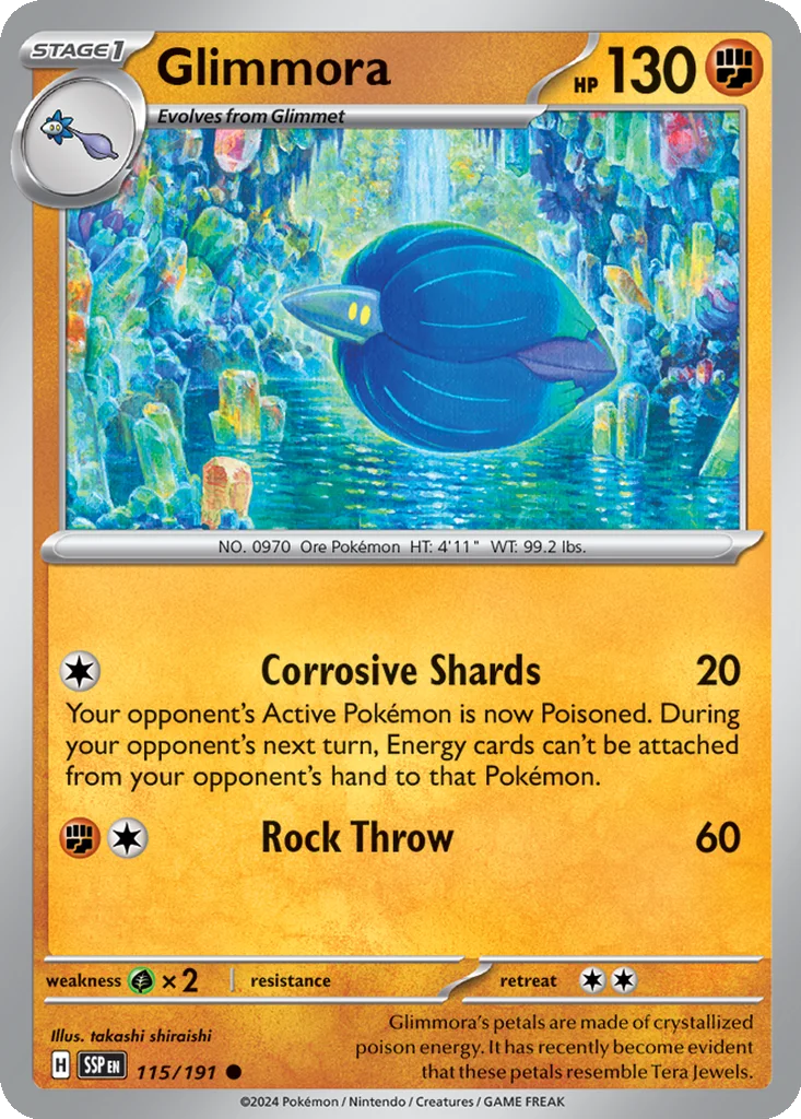 Glimmora 115/191 SV08: Surging Sparks (Normal)
