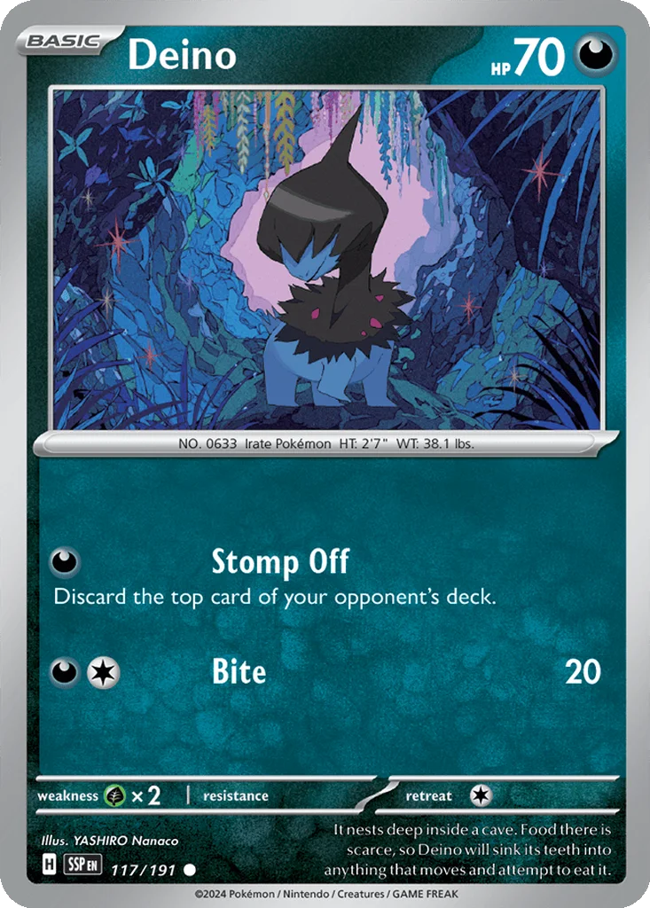 Deino 117/191 SV08: Surging Sparks (Normal)
