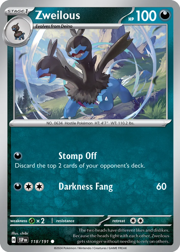 Zweilous 118/191 SV08: Surging Sparks (Normal)