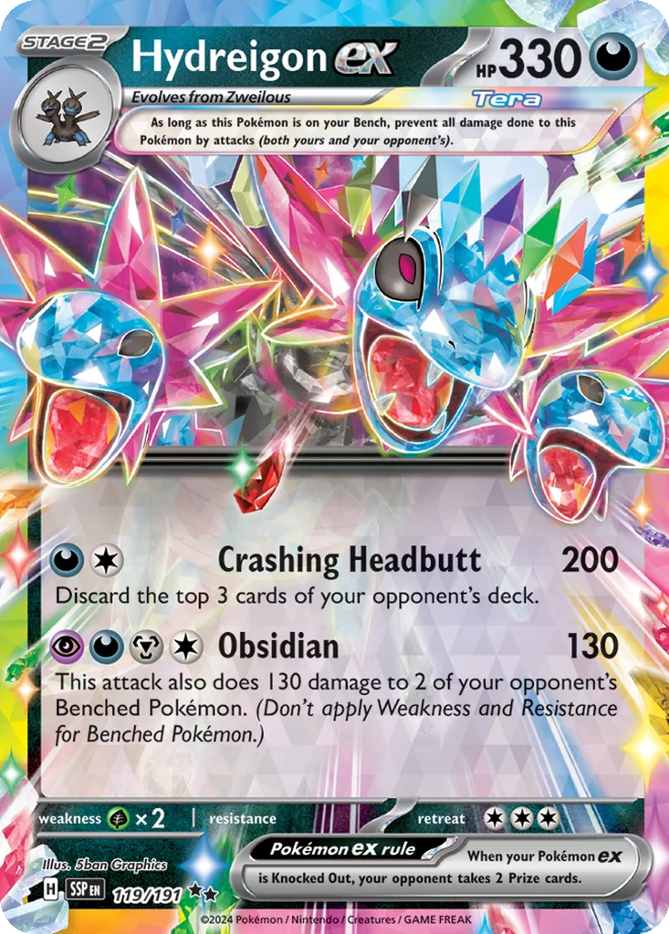 Hydreigon ex 119/191 Surging Sparks (Holo)