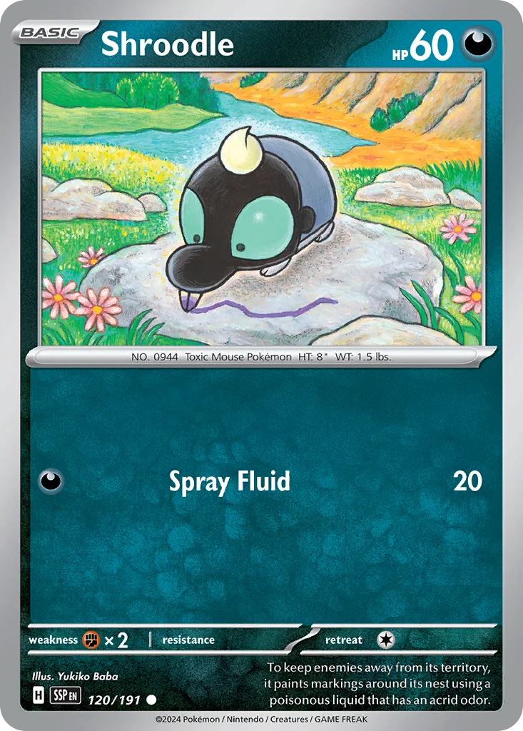 Shroodle 120/191 SV08: Surging Sparks (Normal)