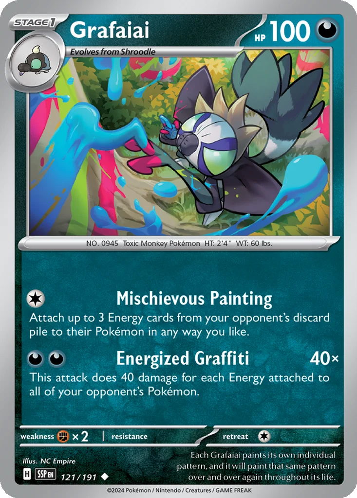 Grafaiai 121/191 SV08: Surging Sparks (Normal)