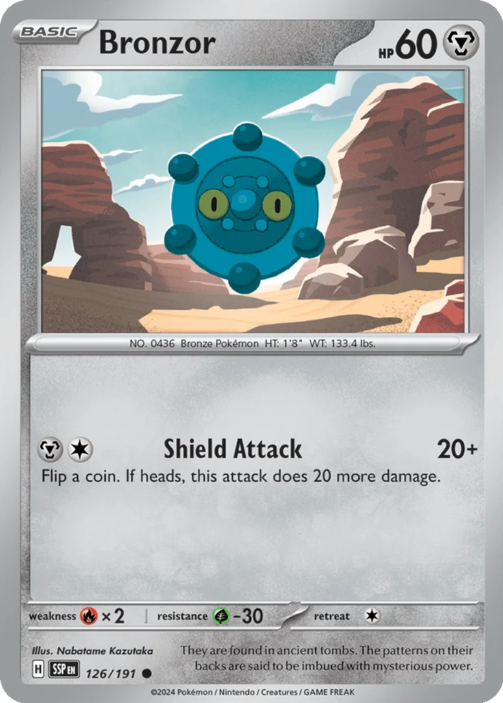 Bronzor 126/191 SV08: Surging Sparks (Normal)