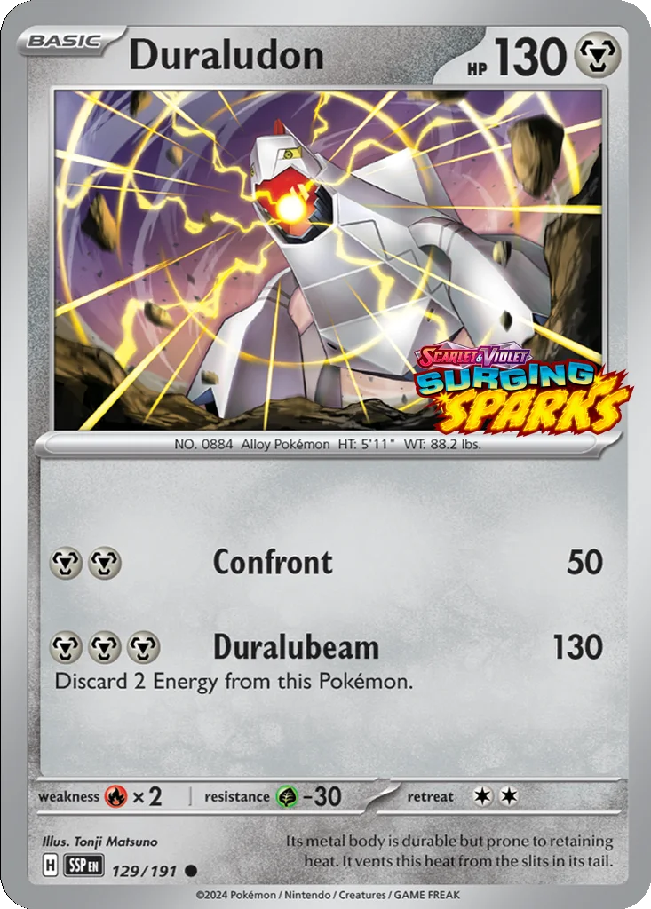 Duraludon 129/191 Surging Sparks (Expansion Stamp)