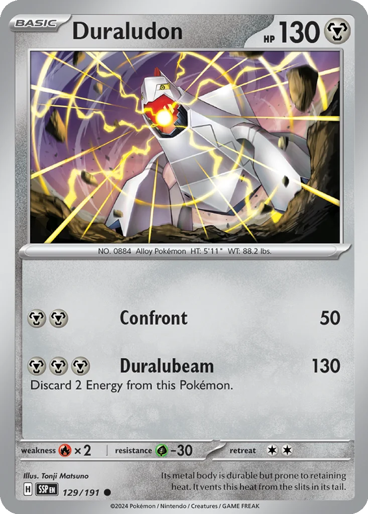 Duraludon 129/191 SV08: Surging Sparks (Normal)