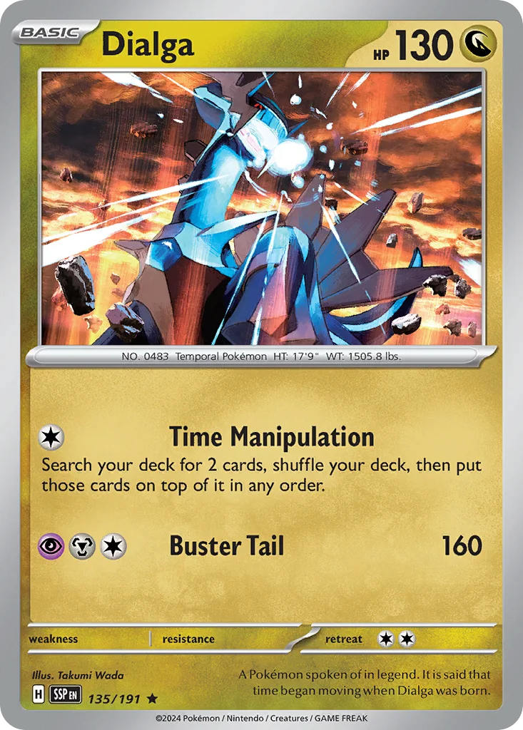Dialga 135/191 SV08: Surging Sparks (Holo)