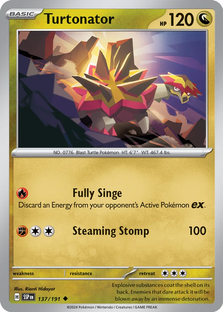 Turtonator 137/191 SV08: Surging Sparks (Normal)