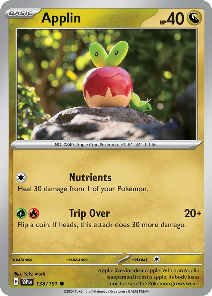 Applin 138/191 SV08: Surging Sparks (Normal)