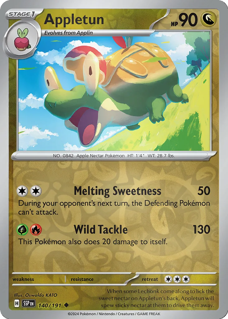 Appletun 140/191 SV08: Surging Sparks (Reverse holo)