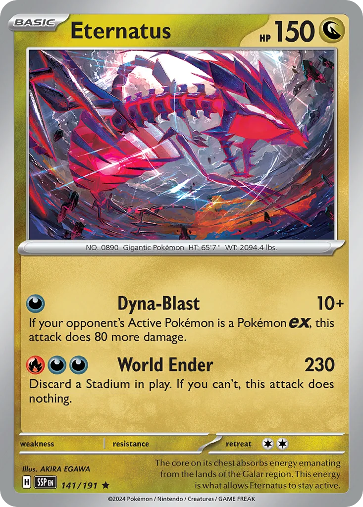 Eternatus 141/191 SV08: Surging Sparks (Holo)