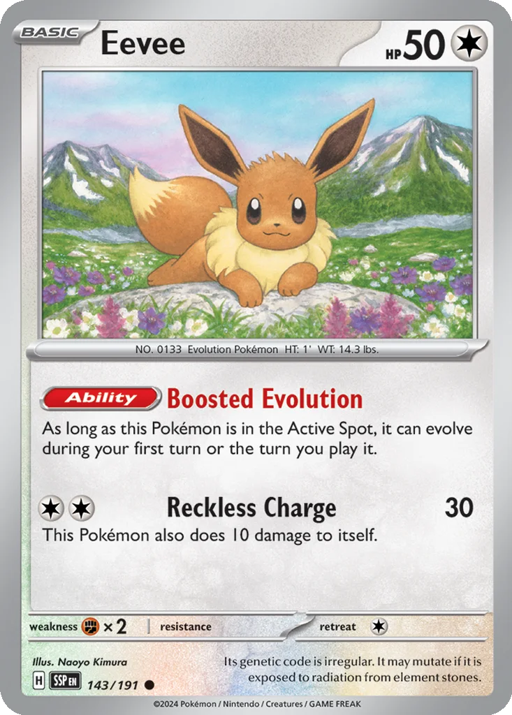 Eevee 143/191 SV08: Surging Sparks (Normal)