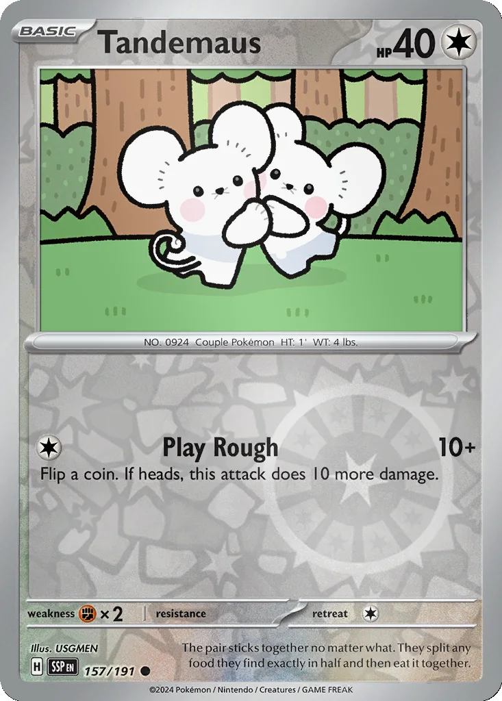 Tandemaus 157/191 SV08: Surging Sparks (Reverse holo)