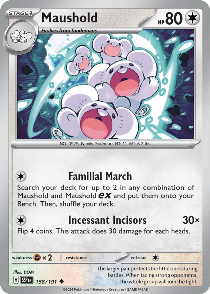 Maushold 158/191 SV08: Surging Sparks (Normal)