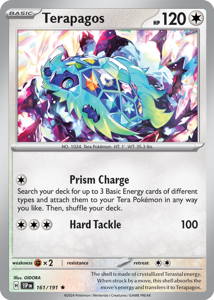 Terapagos 161/191 SV08: Surging Sparks (Holo)