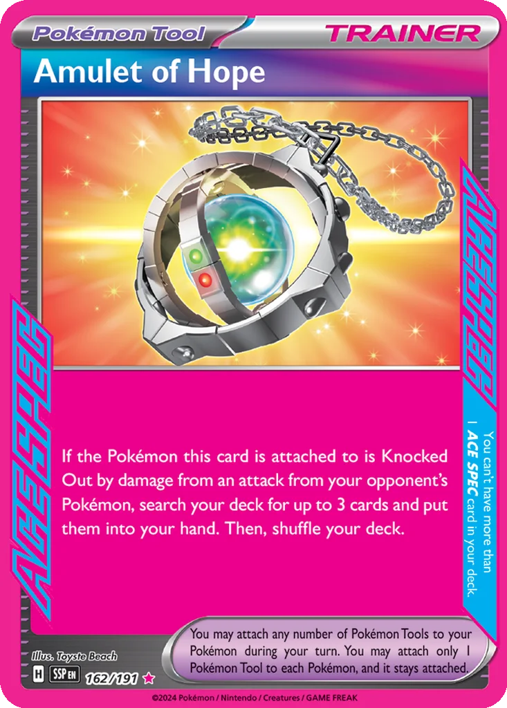 Amulet of Hope 162/191 Surging Sparks (Holo)
