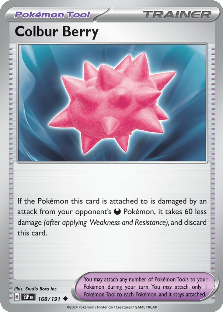 Colbur Berry 168/191 SV08: Surging Sparks (Normal)