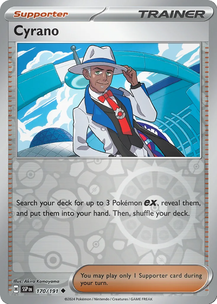 Cyrano 170/191 SV08: Surging Sparks (Reverse holo)
