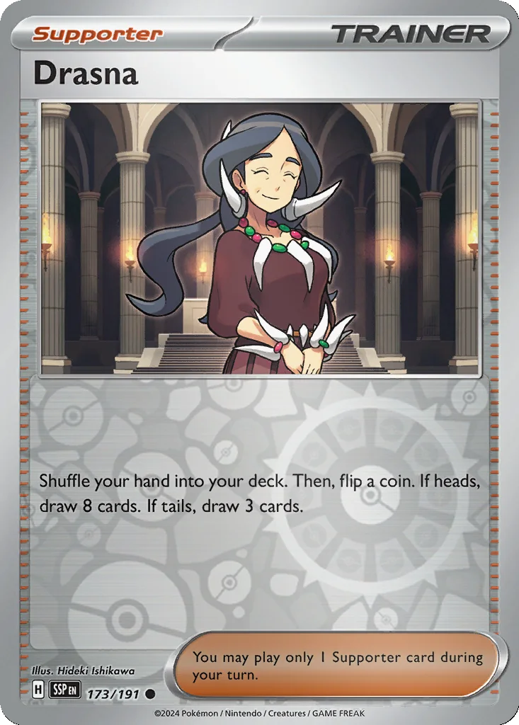 Drasna 173/191 SV08: Surging Sparks (Reverse holo)