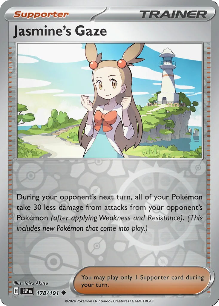 Jasmine's Gaze 178/191 SV08: Surging Sparks (Reverse holo)