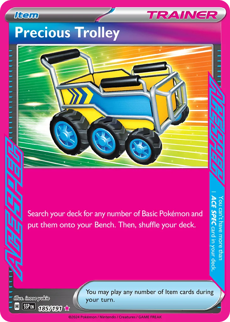Precious Trolley 185/191 Surging Sparks (Holo)