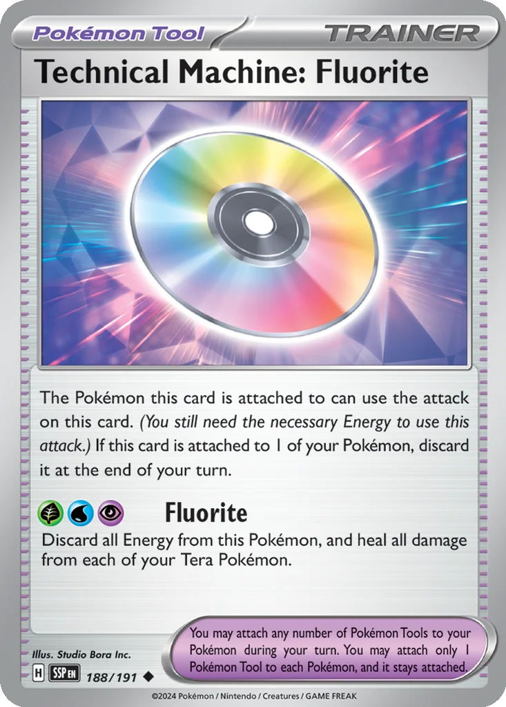 Technical Machine: Fluorite 188/191 SV08: Surging Sparks (Normal)