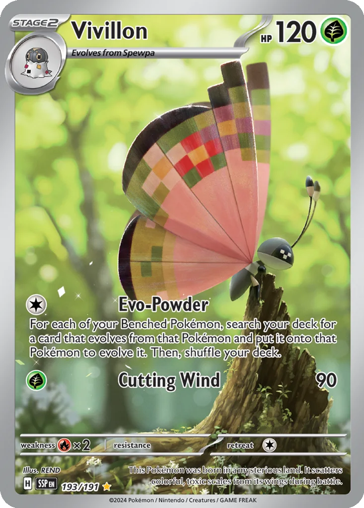 Vivillon 193/191 Surging Sparks (Holo)