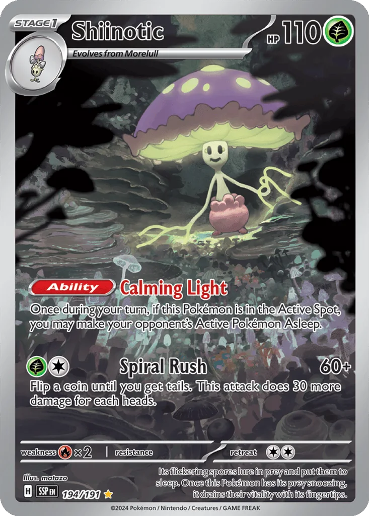 Shiinotic 194/191 Surging Sparks (Holo)