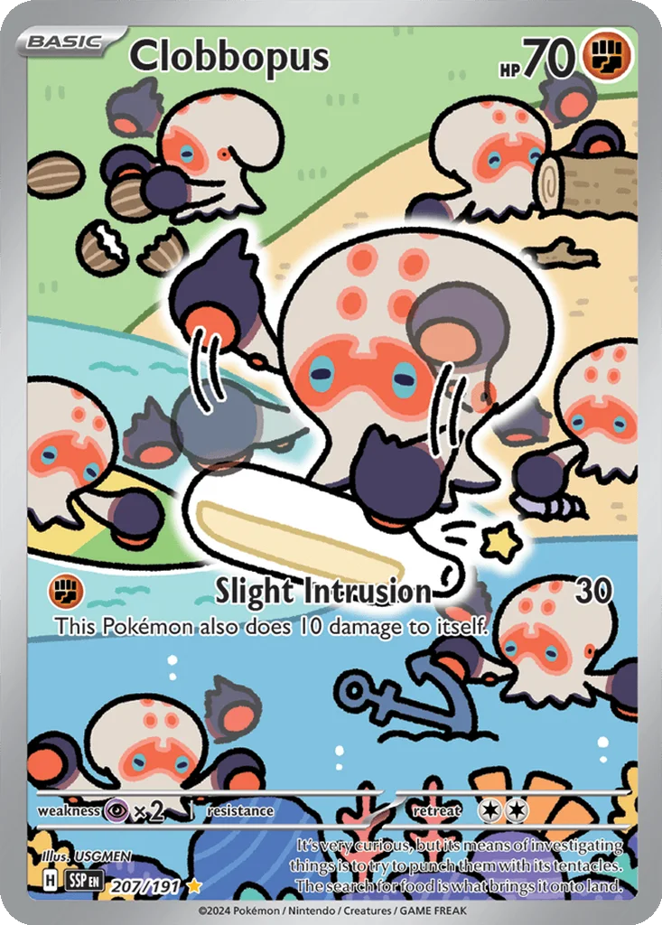 Clobbopus 207/191 Surging Sparks (Holo)
