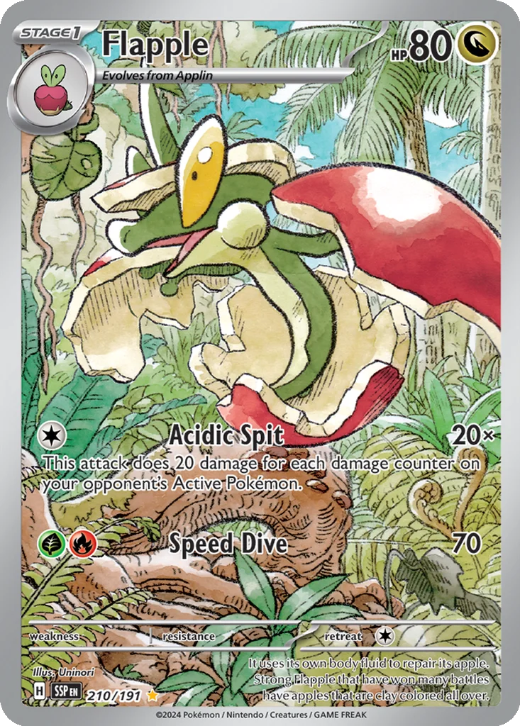 Flapple 210/191 Surging Sparks (Holo)