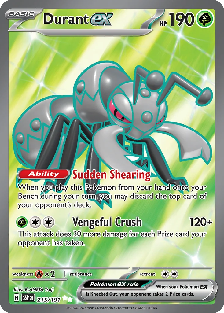 Durant ex 215/191 Surging Sparks (Holo)