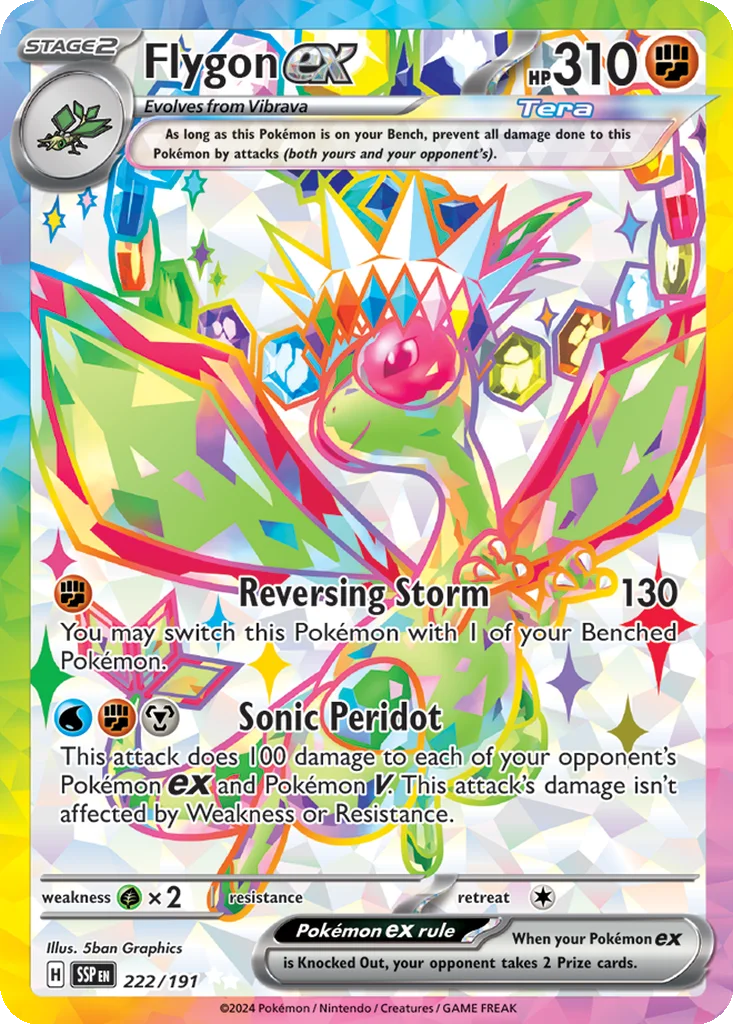 Flygon ex 222/191 Surging Sparks (Holo)