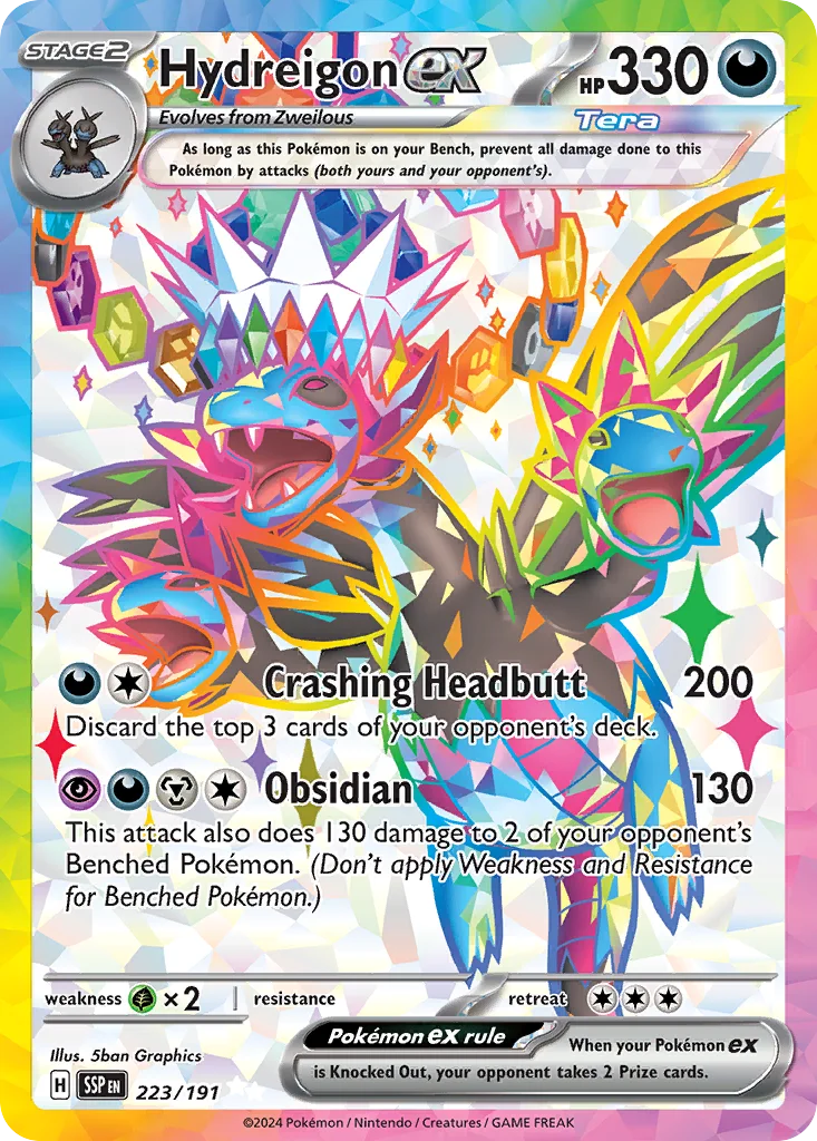 Hydreigon ex 223/191 Surging Sparks (Holo)