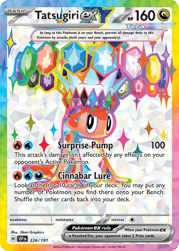 Tatsugiri ex 226/191 Surging Sparks (Holo)