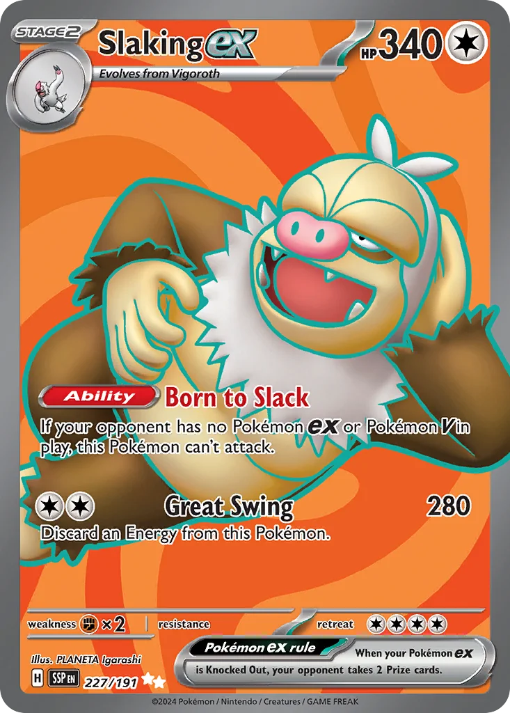 Slaking ex 227/191 SV08: Surging Sparks (Holo)
