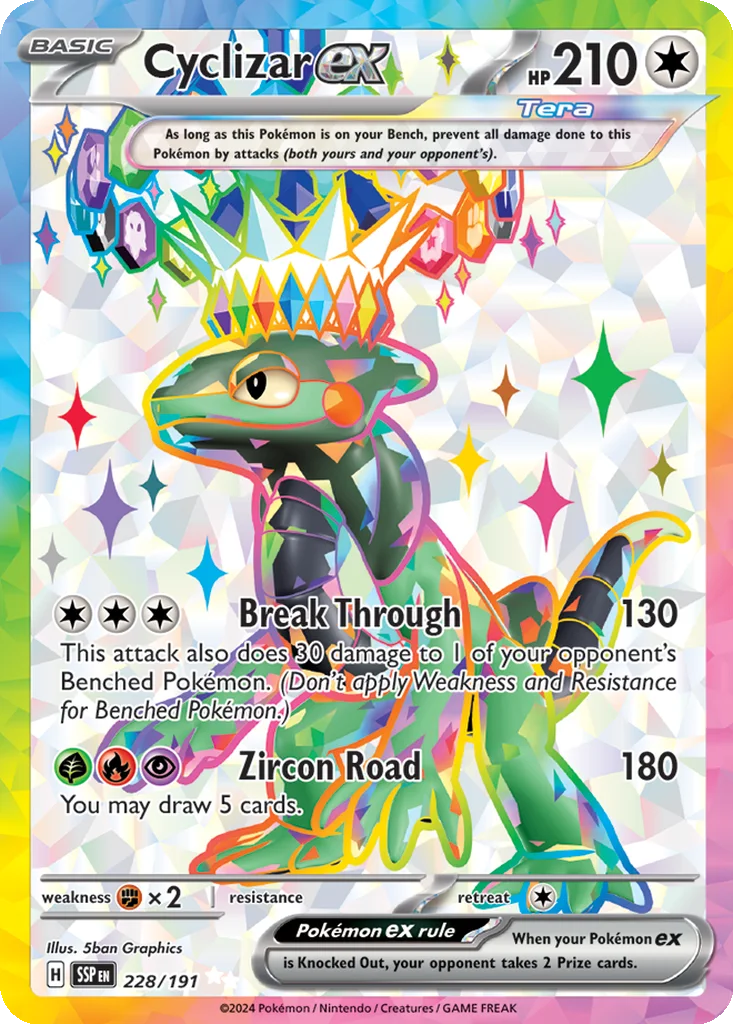 Cyclizar ex 228/191 Surging Sparks (Holo)